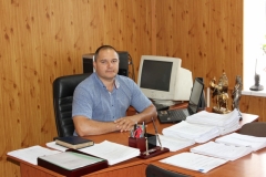 Підполковник Мішеченко В. П. в кабінеті