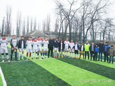 Победитель зимнего первенства Беляевского района среди юношей фк "Хаджибей"; сезона 2017-18 г.