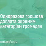 Одноразова грошова допомога окремим категоріям громадян